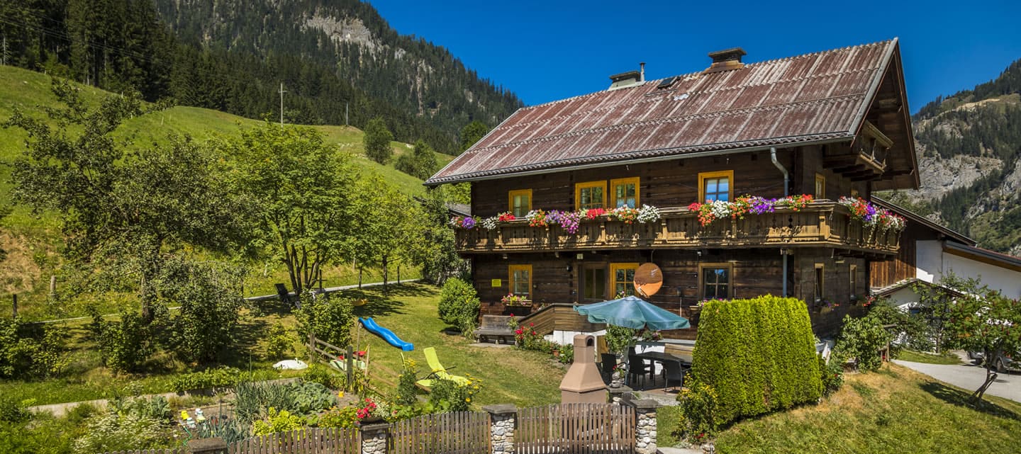 Sommerurlaub im Ferienhaus Holzenhof in Großarl
