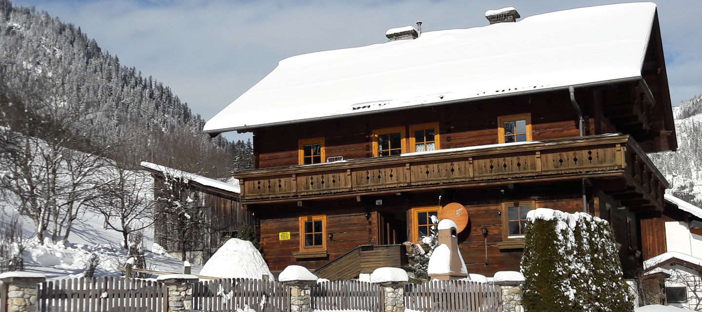 Winterurlaub im Ferienhaus Holzenhof in Großarl in Ski amadé